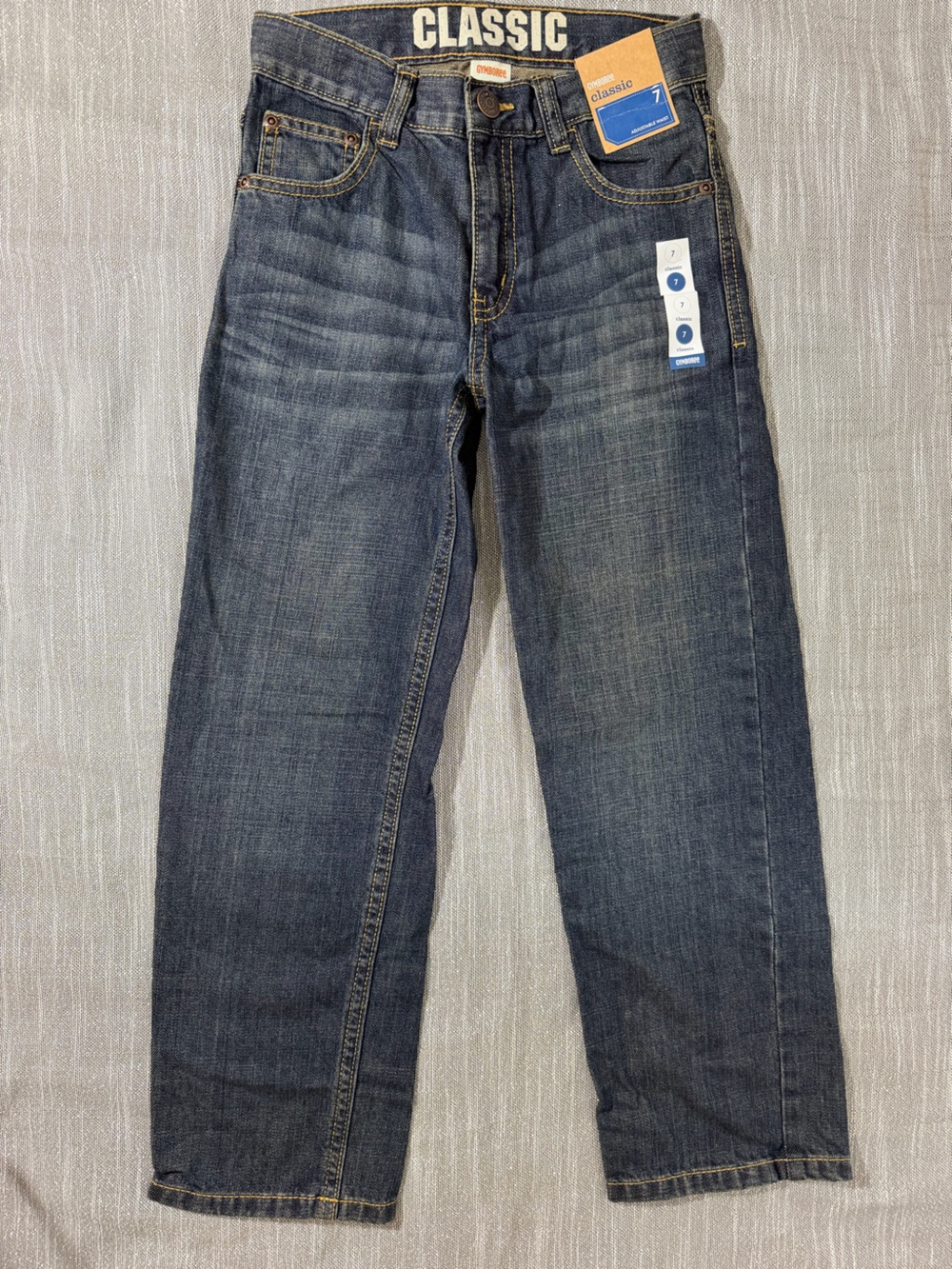 Classic boys Dark Blue Straight Jeans